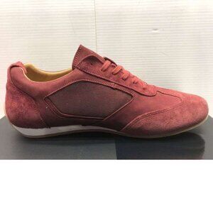NEW Men's Piloti Endurance Le Mans Burgundy Suede Driving Shoes Size 11.5